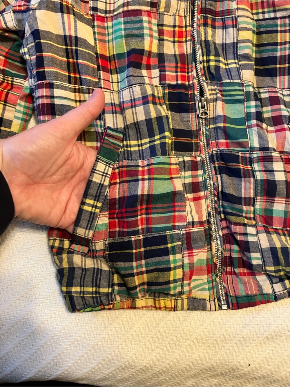 Polo Ralph Lauren Multicolor Plaid Zip-Front Shirt Jacket - Picture 3 of 5